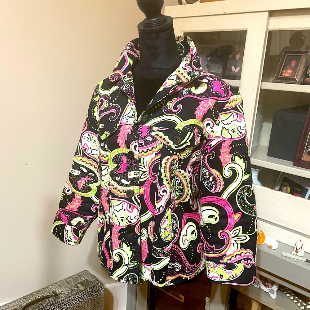 Cute Black/Pink Spring Jacket